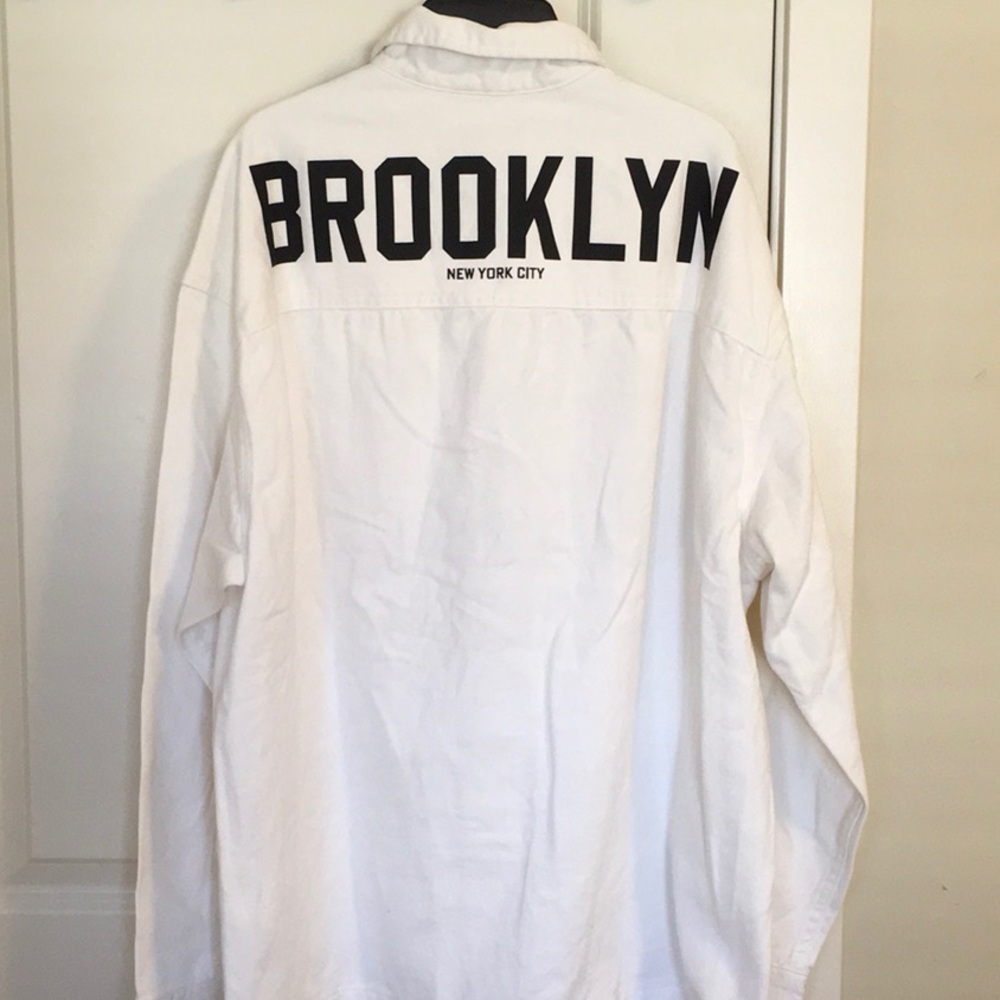 H&M oversized fit twill overshirt